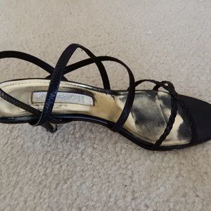 STRAPPY SANDAL BLACK WOMENS 7.5M